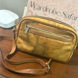 Alviero Martini Tan Crossbody Bag
